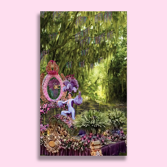 "And So, She Said, 'Laissez le bon temps rouler" Canvas Prints