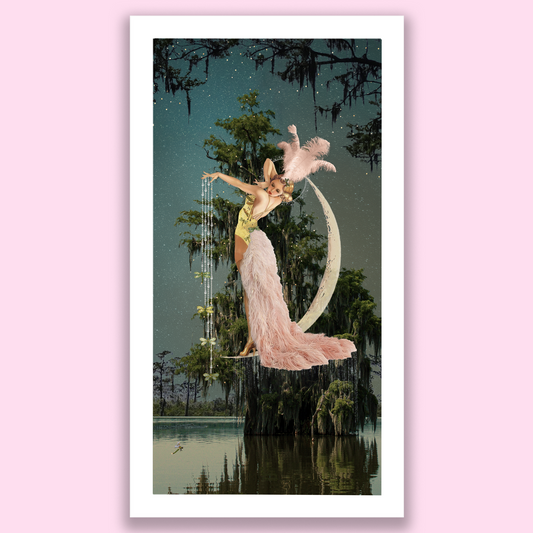 "And So, She Hung The Moon" Fine Art Prints