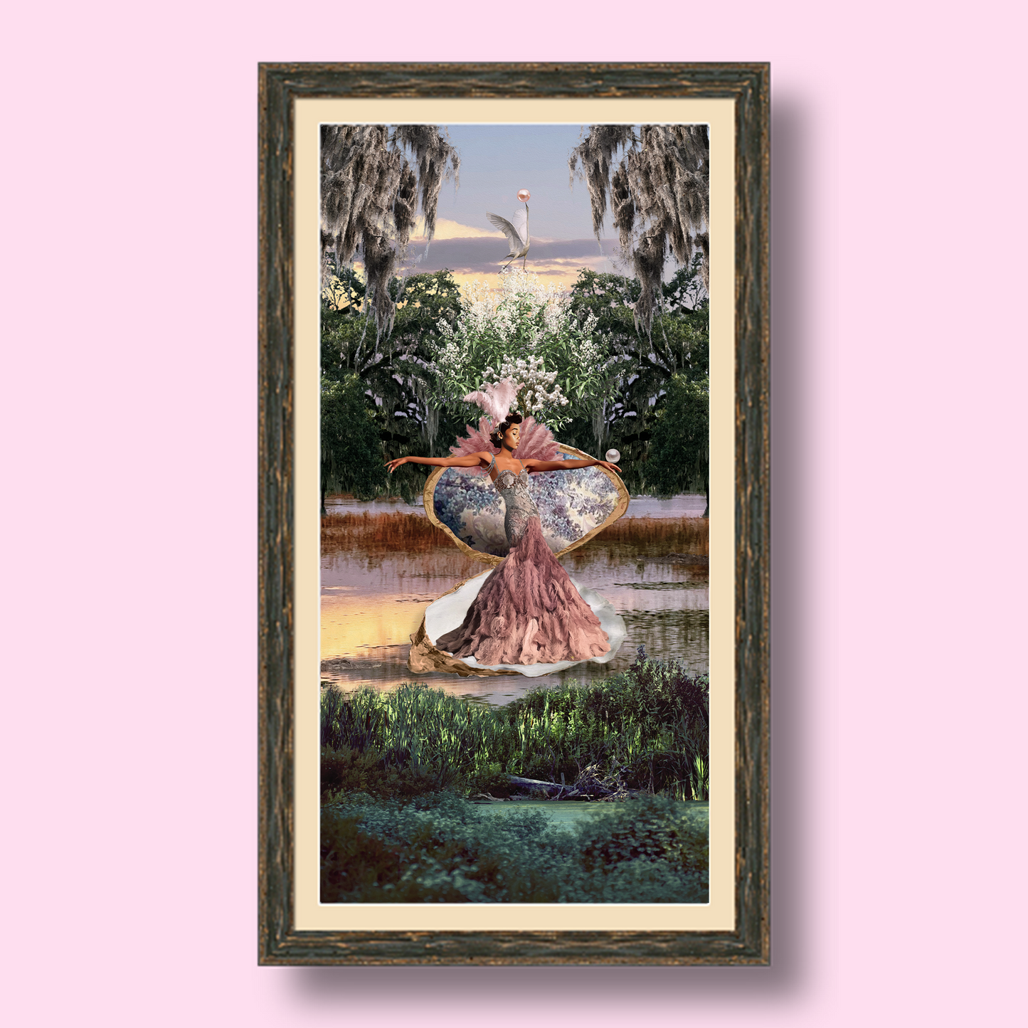 "And So, The World Was Her Oyster" Framed Prints