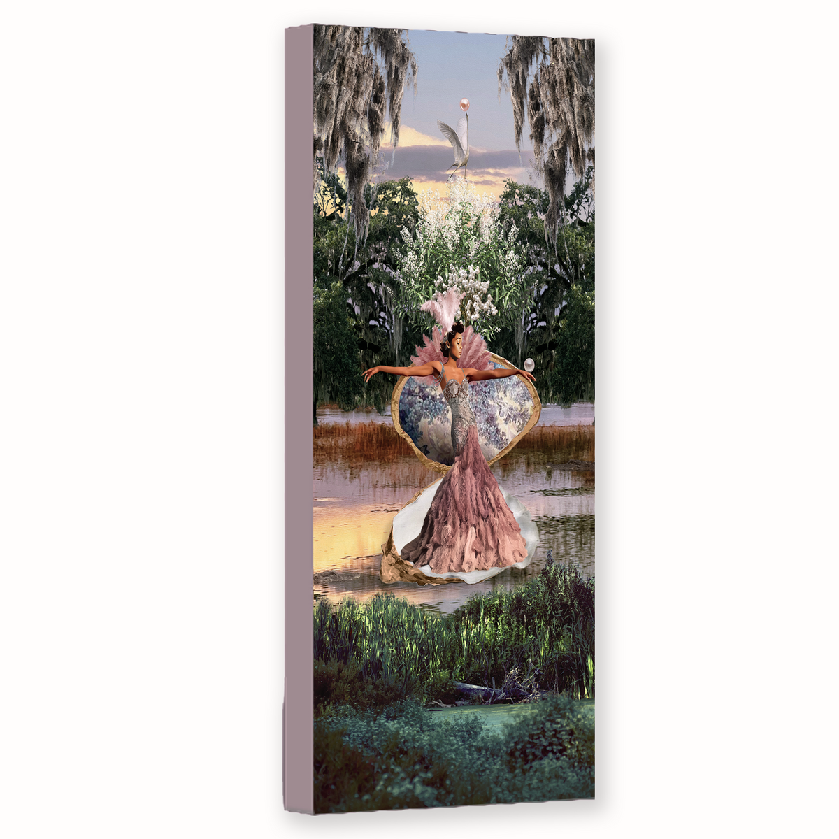 And So, The World Was Her Oyster — Canvas Print