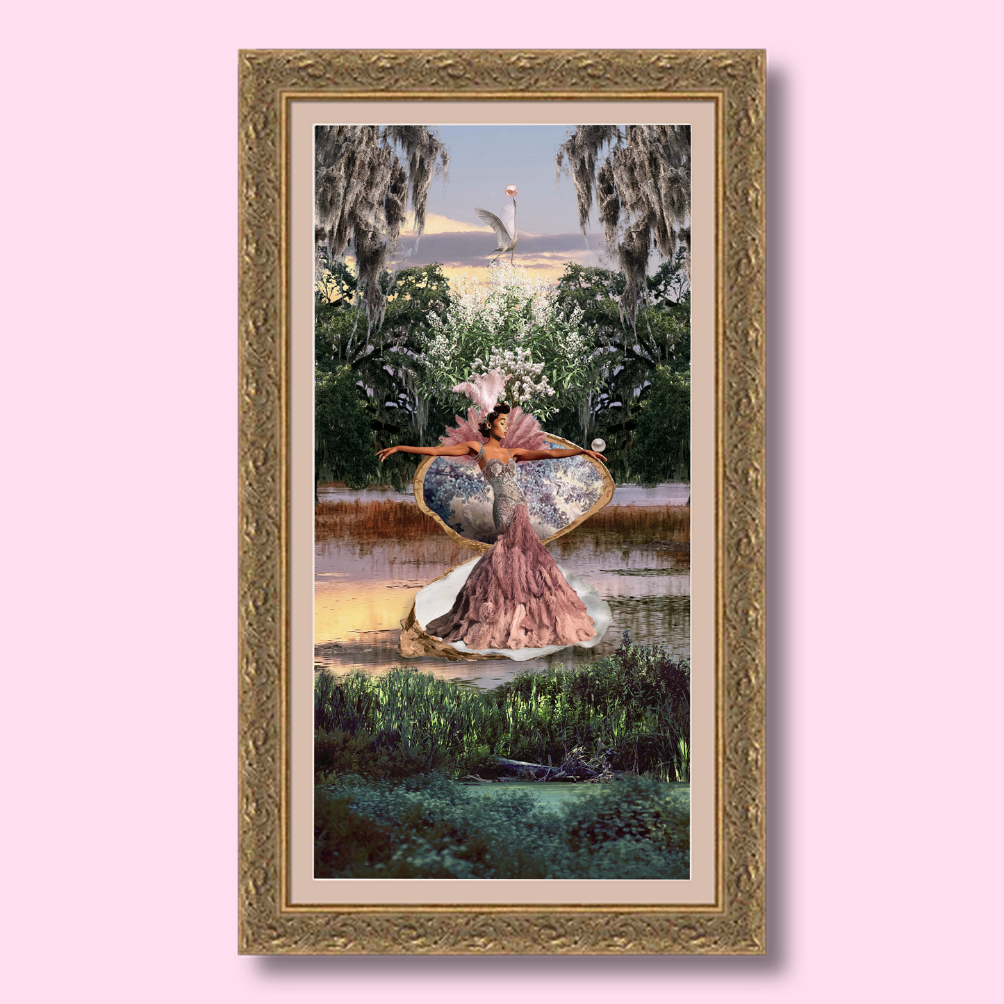 "And So, The World Was Her Oyster" Framed Prints