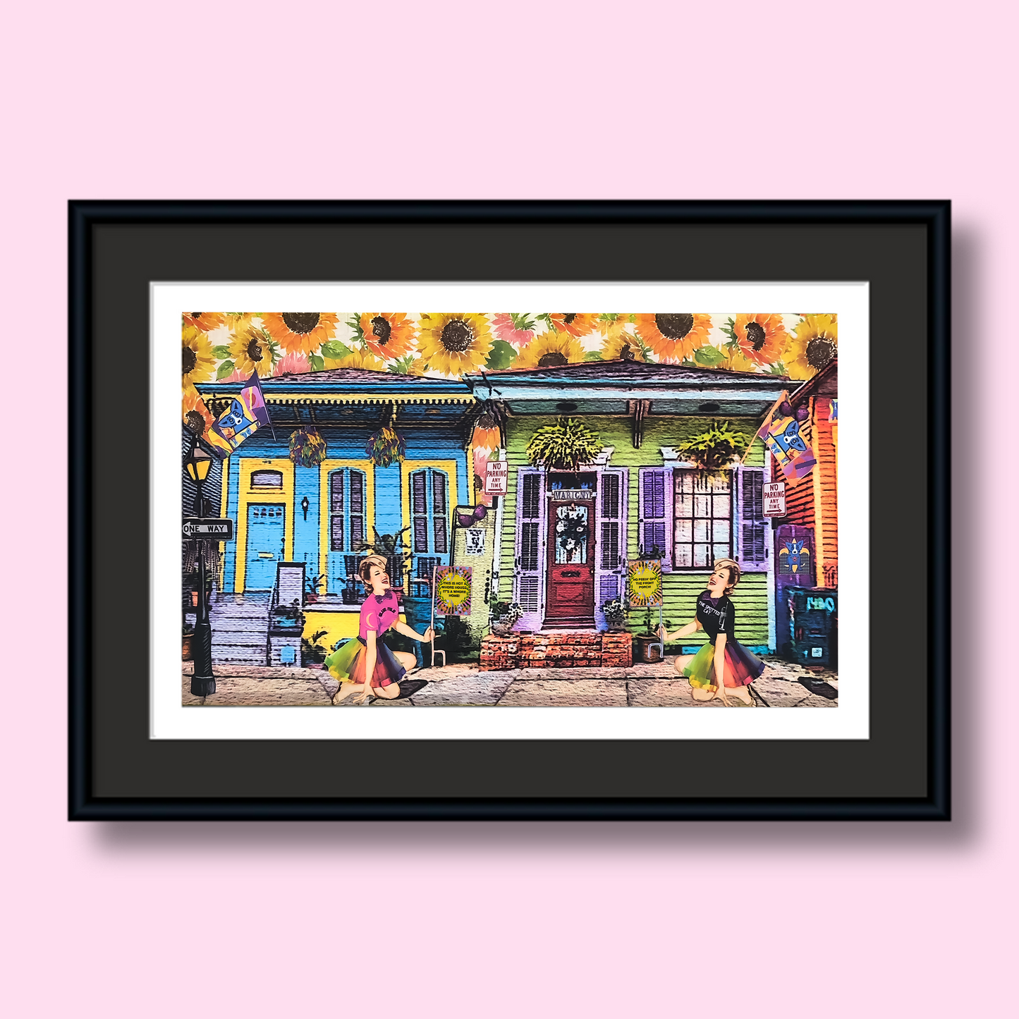 "Party in the Marigny" Framed Prints