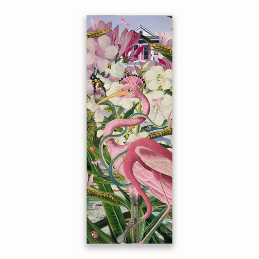 The House That Turned Pink — Canvas Print