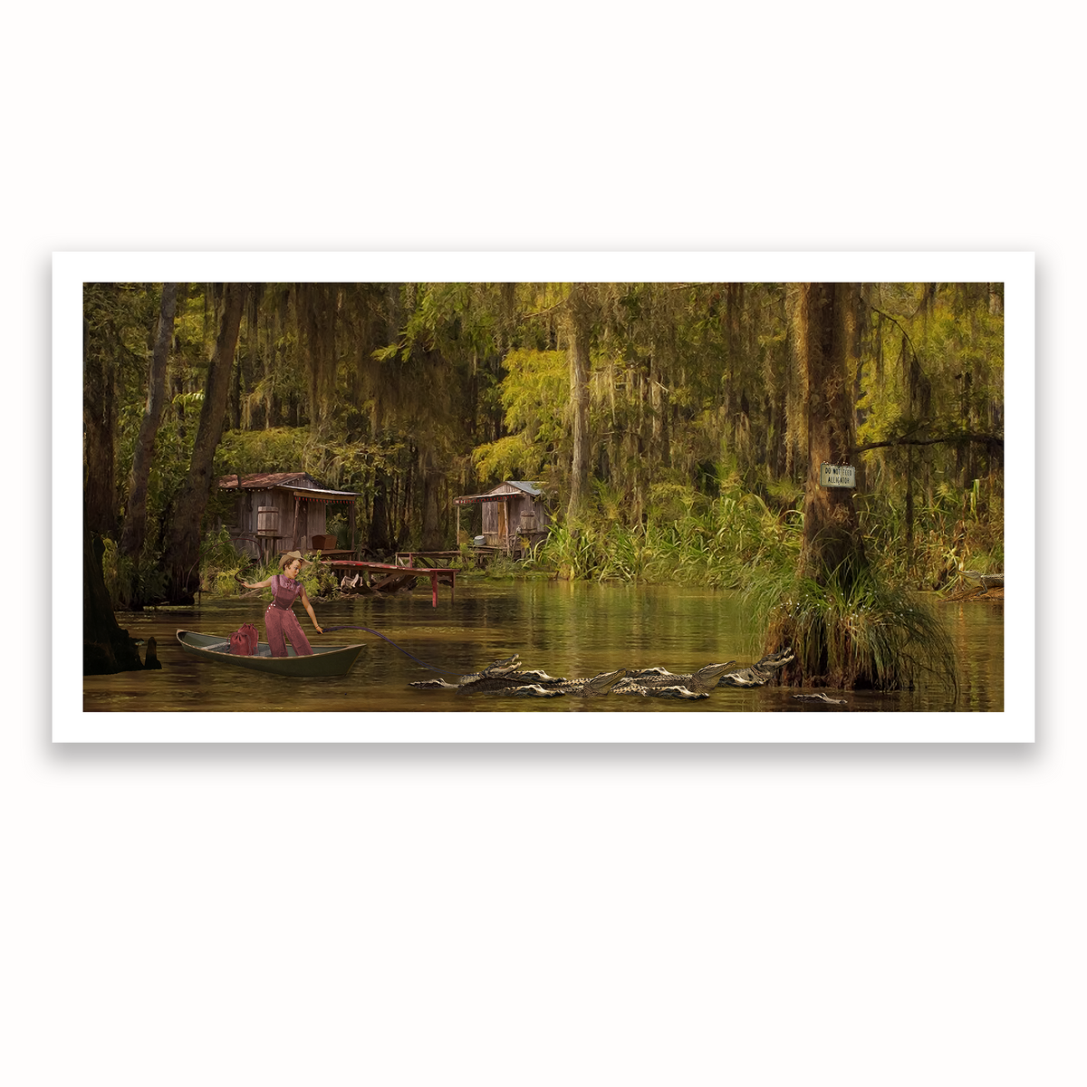 Bayou Reindeer — Fine Art Giclée Print