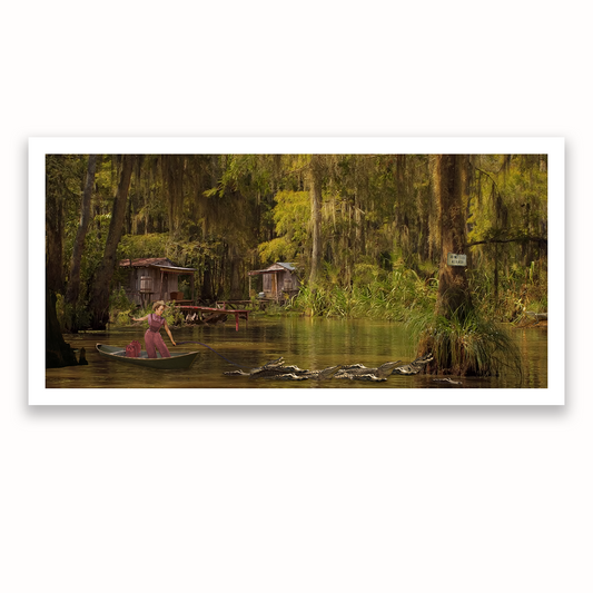 Bayou Reindeer — Fine Art Giclée Print