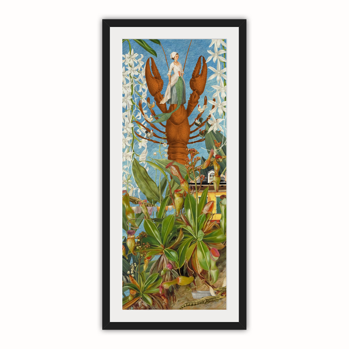 The House That Fed The Rougarou — Framed Giclée Print