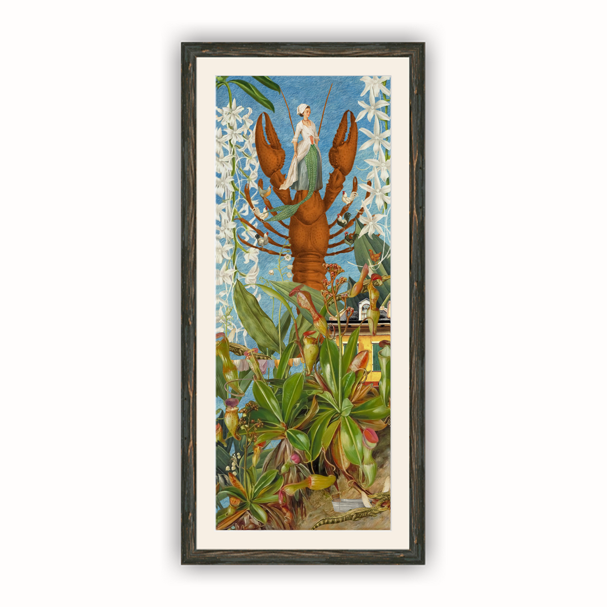 The House That Fed The Rougarou — Framed Giclée Print