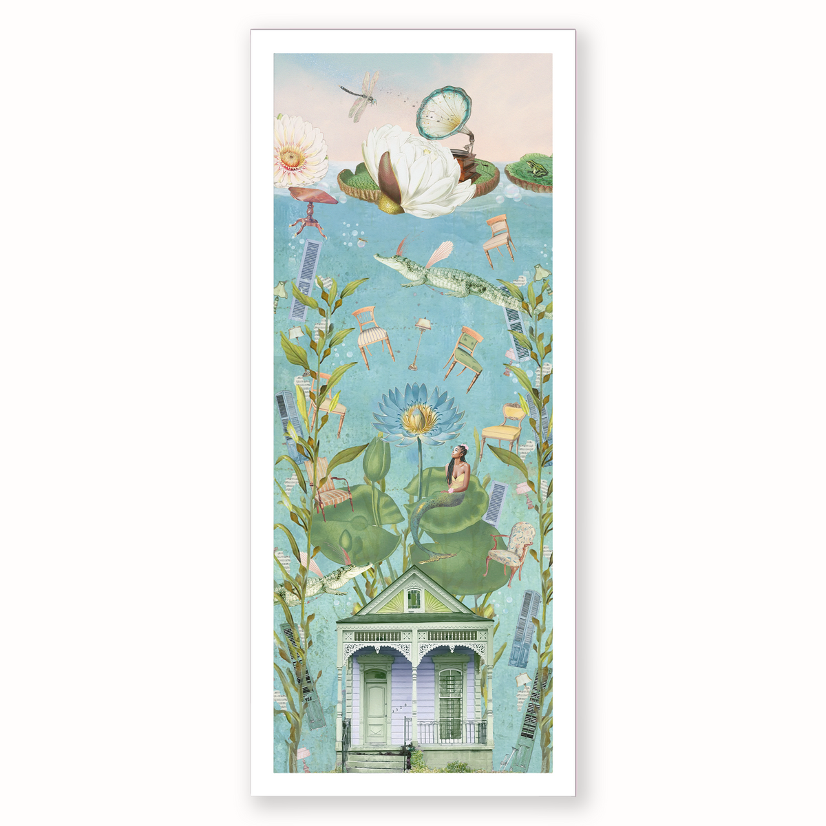 The House That Sunk — Fine Art Giclée Print