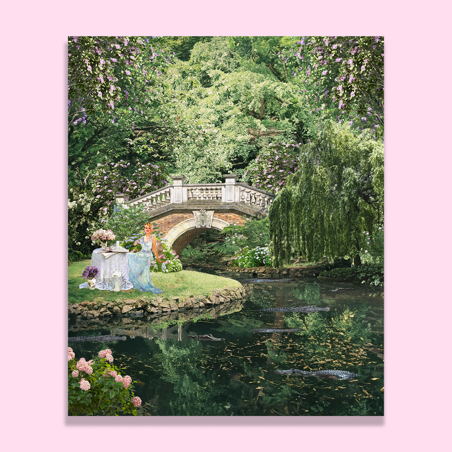 "Bayou Tea Party" Canvas Prints