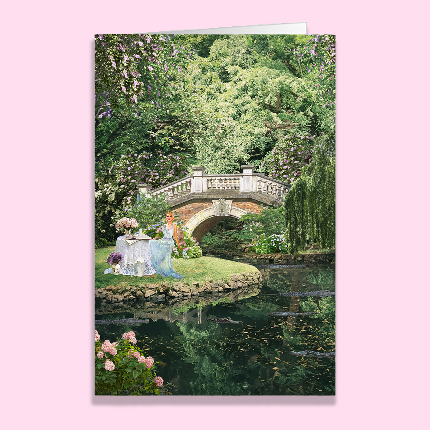 Fine Art Cards "Bayou Tea Party"