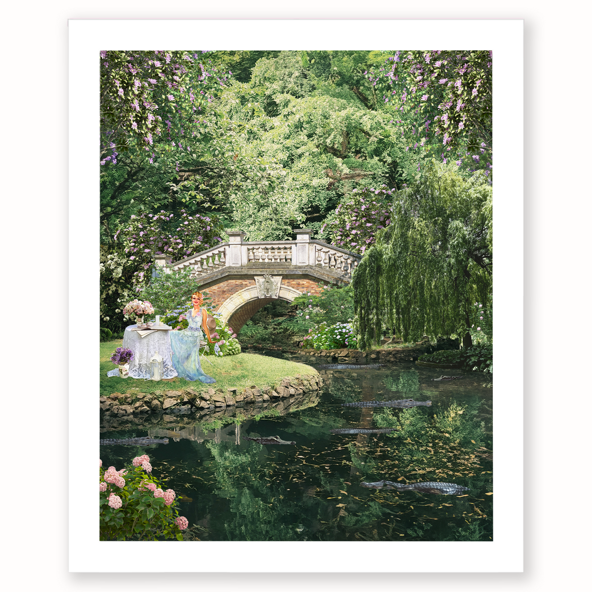 Bayou Tea Party — Fine Art Giclée Print