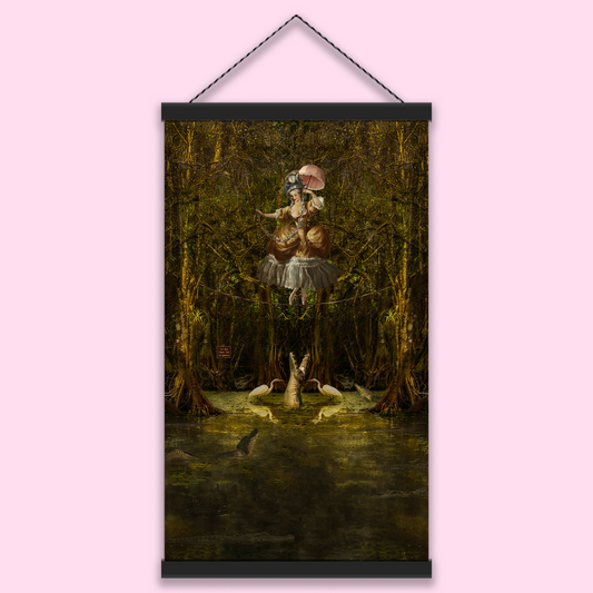 "Bayou Promenade" Hanging Canvas Print