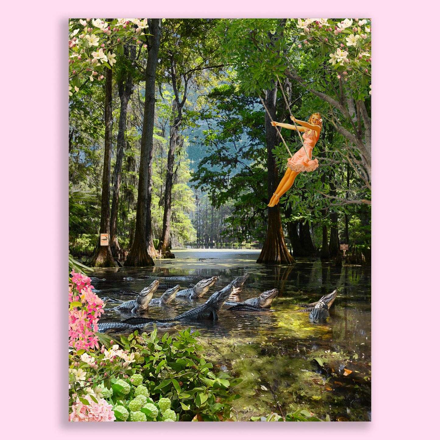 "That Bayou Swing" Canvas Prints