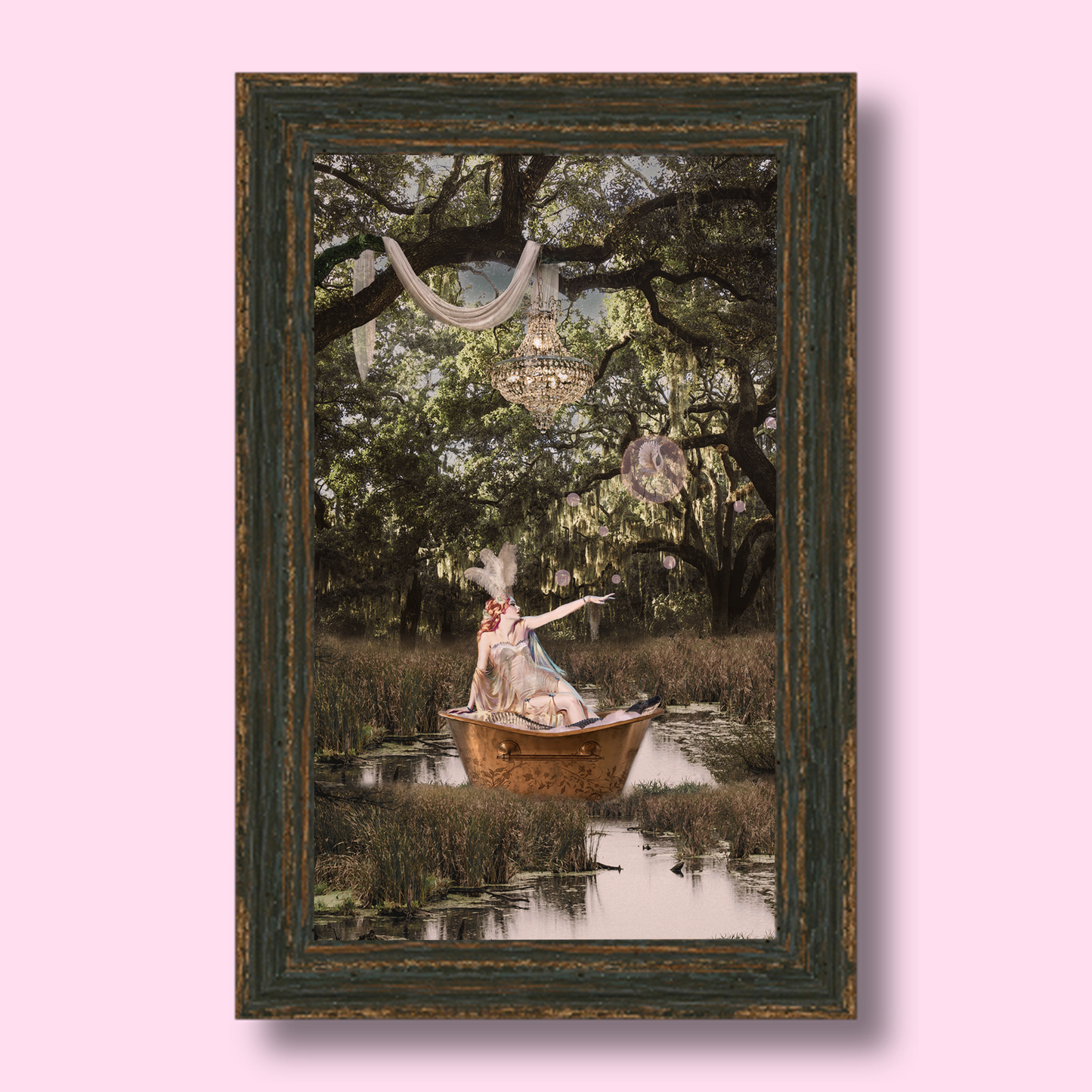 "And So, She Breathed Dreams Like Air" Framed Prints