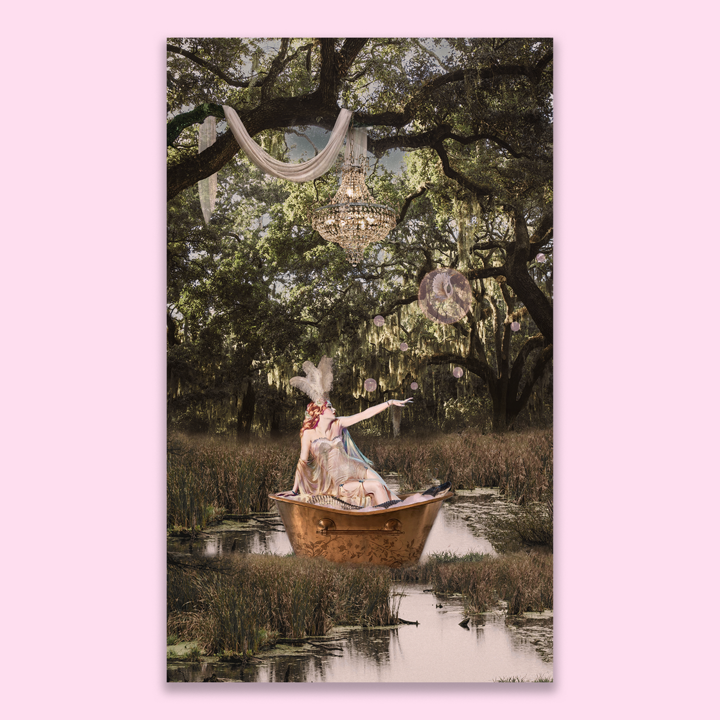 "And So, She Breathed Dreams Like Air" Canvas Prints