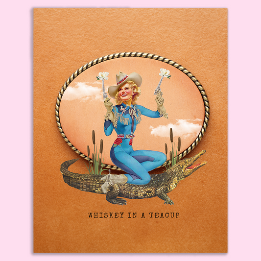 Poster Prints "Cajun Cowgirl I"