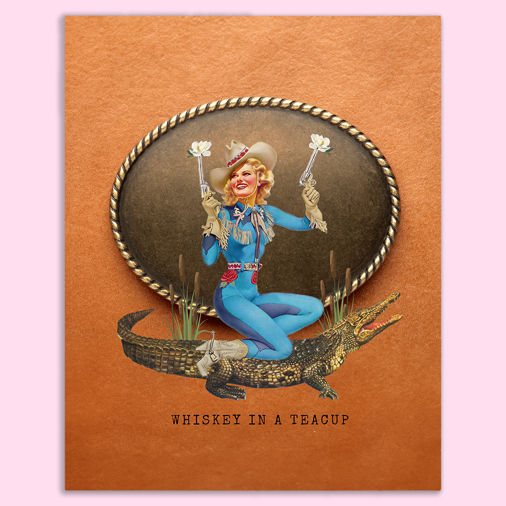 Poster Prints "Cajun Cowgirl II"