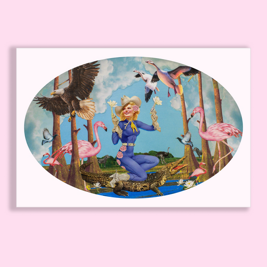 "Wetland Cowgirl" Fine Art Prints