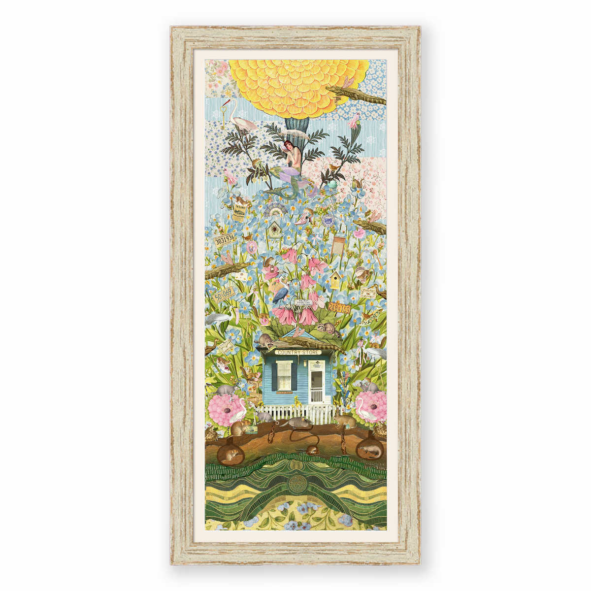 The House That Traded Trinkets — Framed Giclée Print