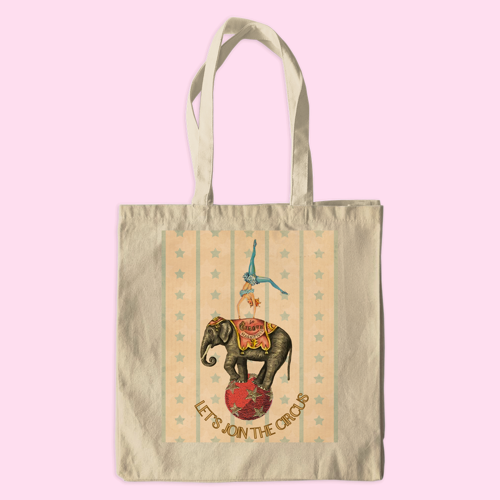 Canvas Tote Bag "Circus III"