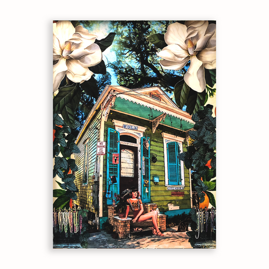 Hipster on Gentilly — Canvas Print