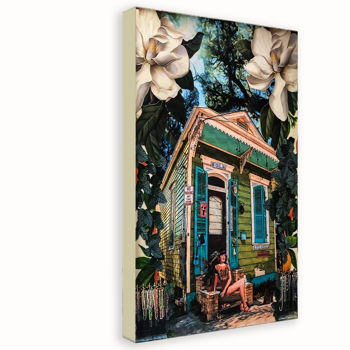 Hipster on Gentilly — Canvas Print