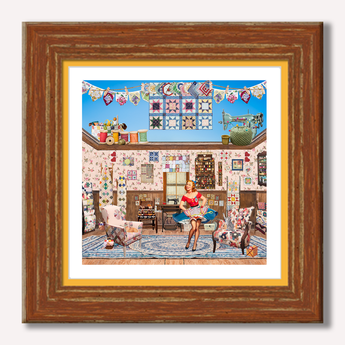 "Patchwork Patty" Framed Prints