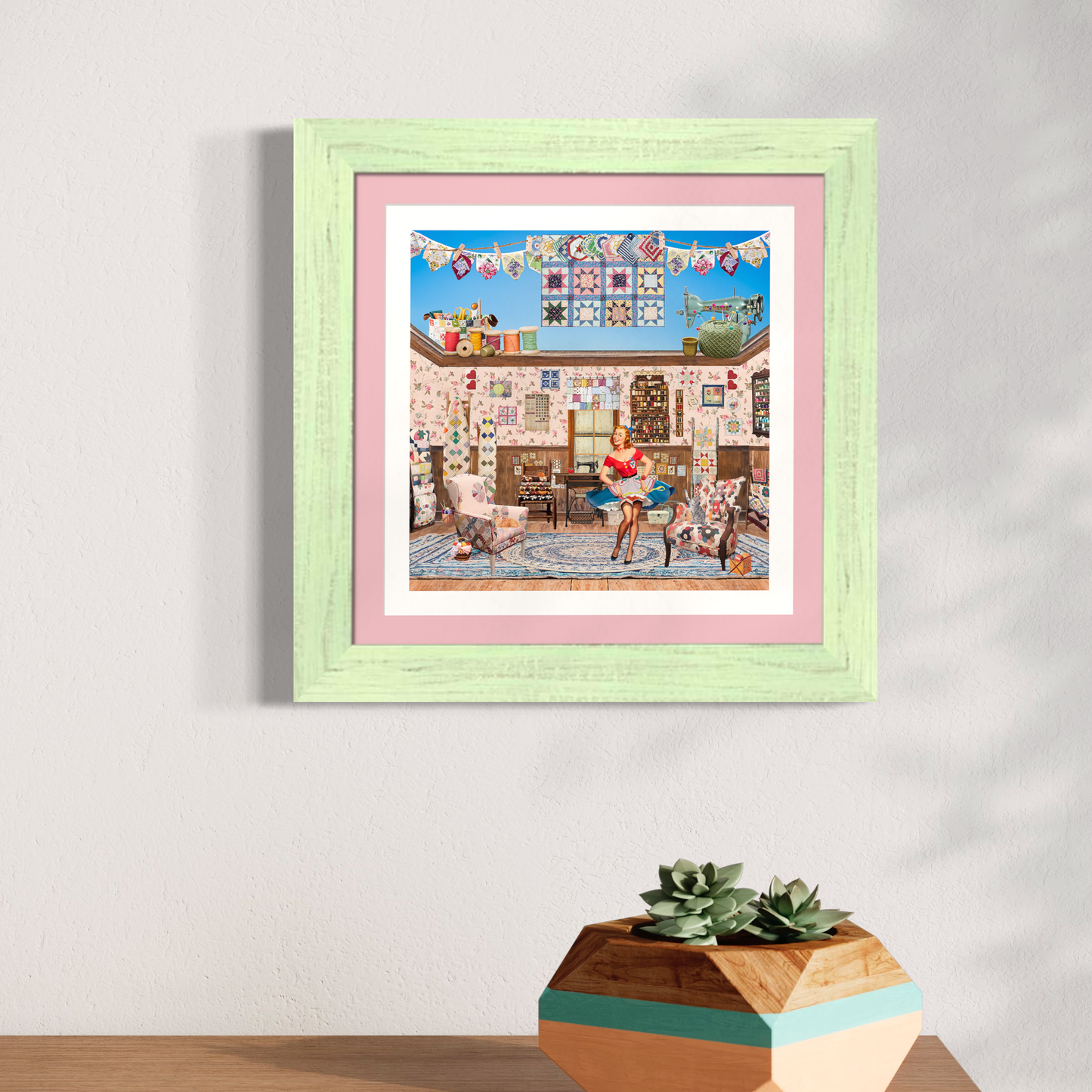 "Patchwork Patty" Framed Prints