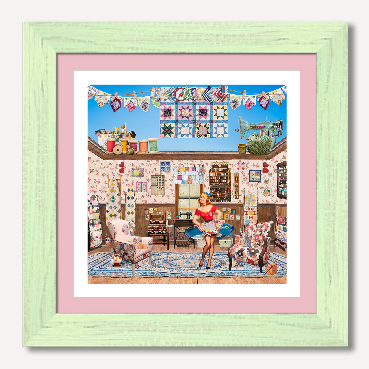 "Patchwork Patty" Framed Prints